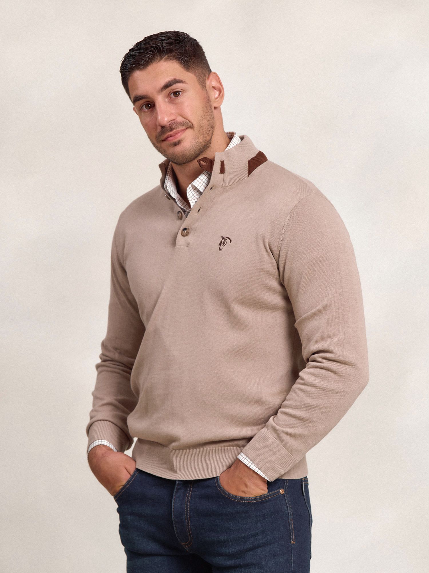 Pull à boutons | Piedra