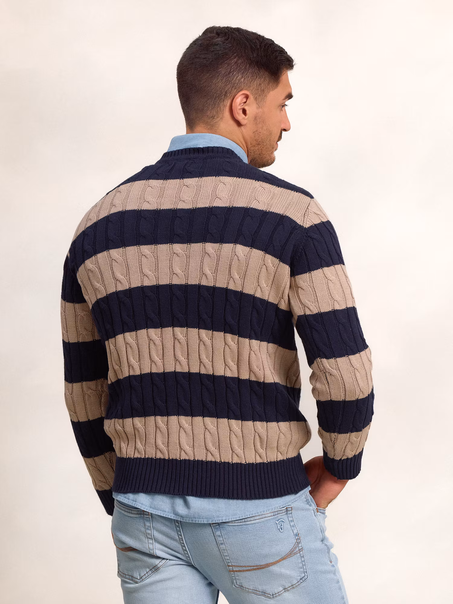 Pull torsadé et rayé | Piedra