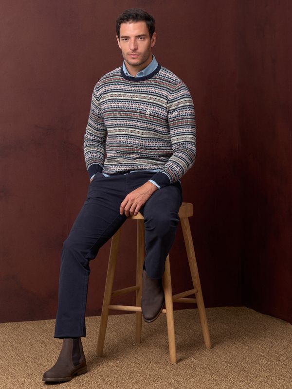 Suéter Fair Isle | Marino