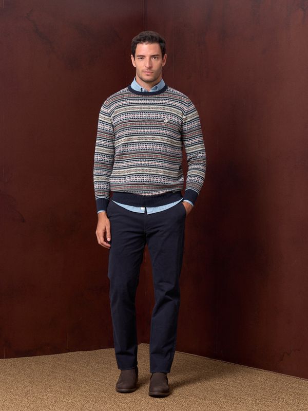 Suéter Fair Isle | Marino