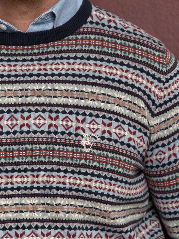 Suéter Fair Isle | Marino