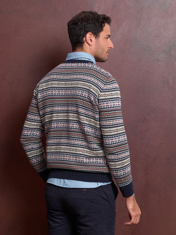 Suéter Fair Isle | Marino