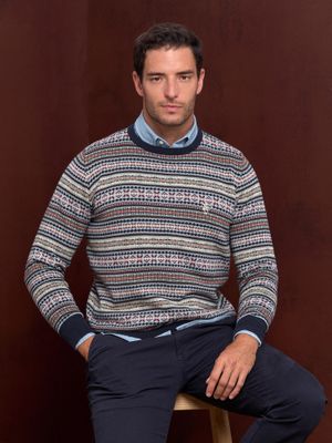 Suéter Fair Isle | Marino