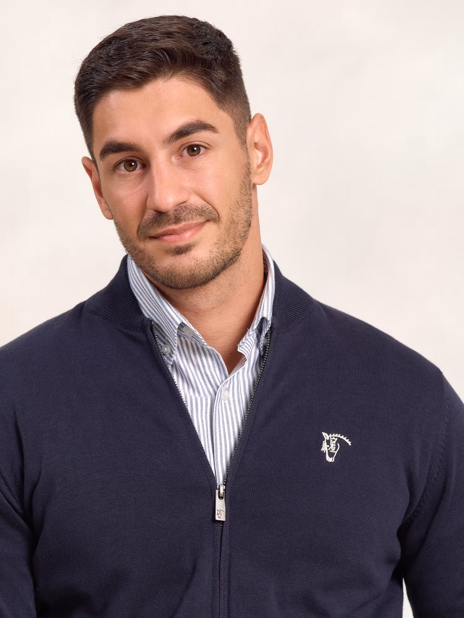 Cardigan à Fermeture Éclair | Marino