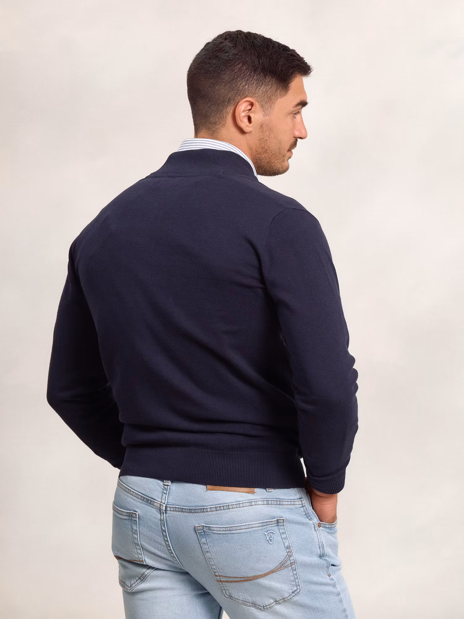 Cardigan à Fermeture Éclair | Marino