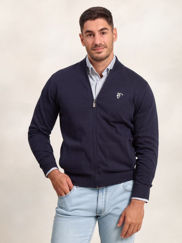 Zipped Cardigan | Marino