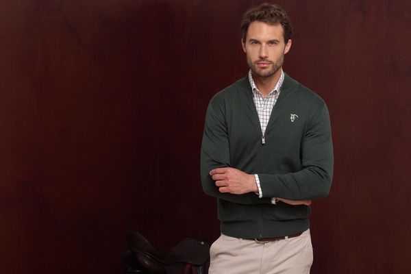 Cárdigan con Cremallera | Abeto