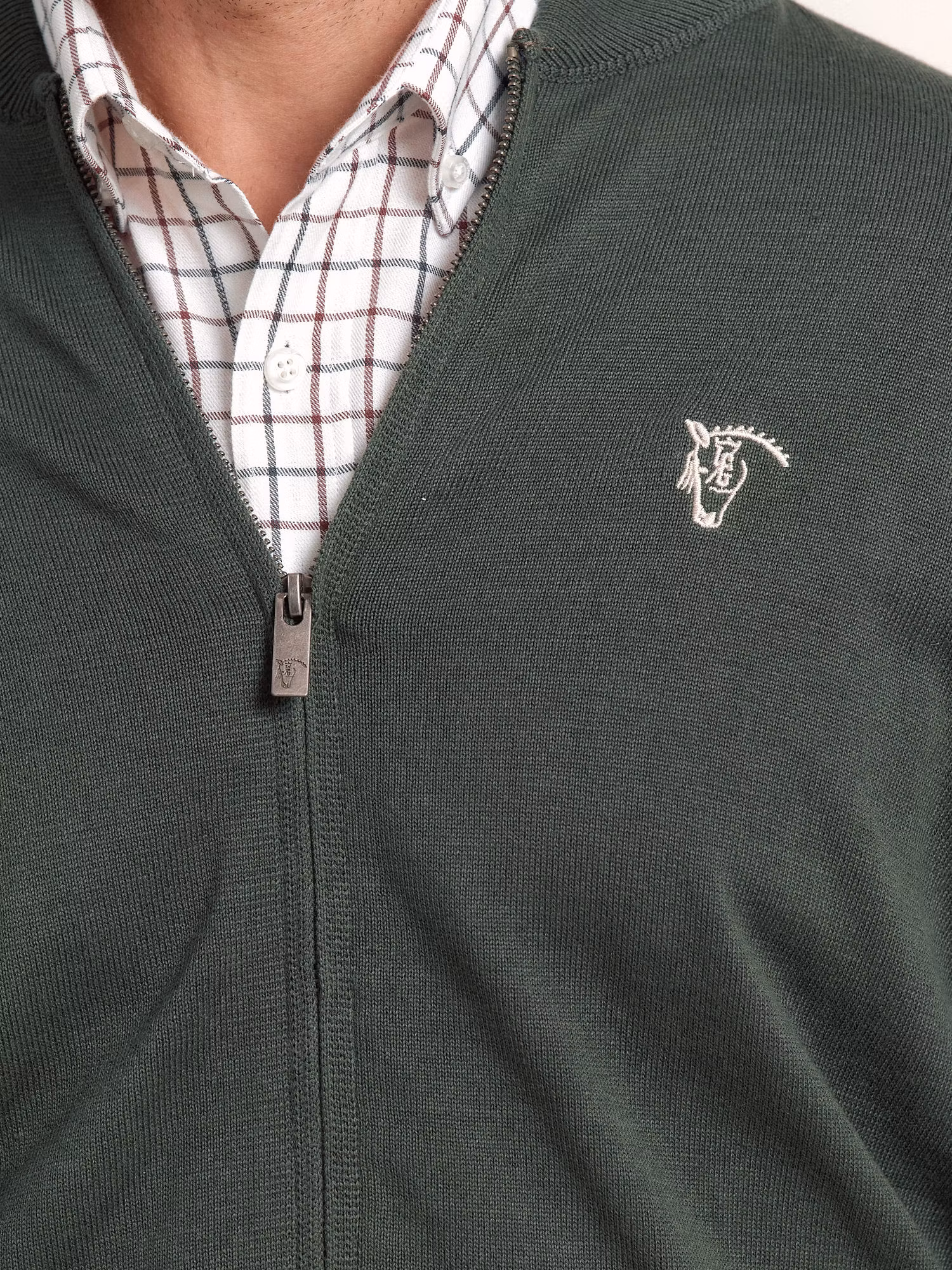 Cardigan à Fermeture Éclair | Abeto