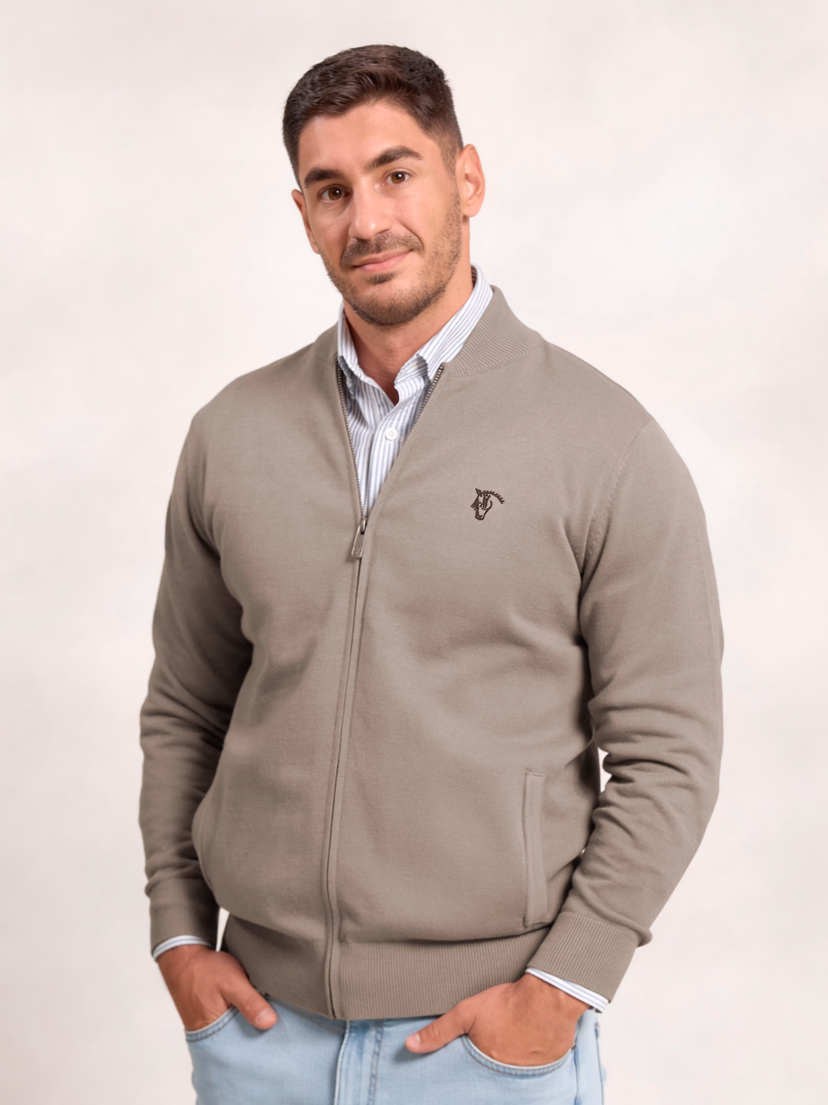 Cardigan à Fermeture Éclair | Piedra