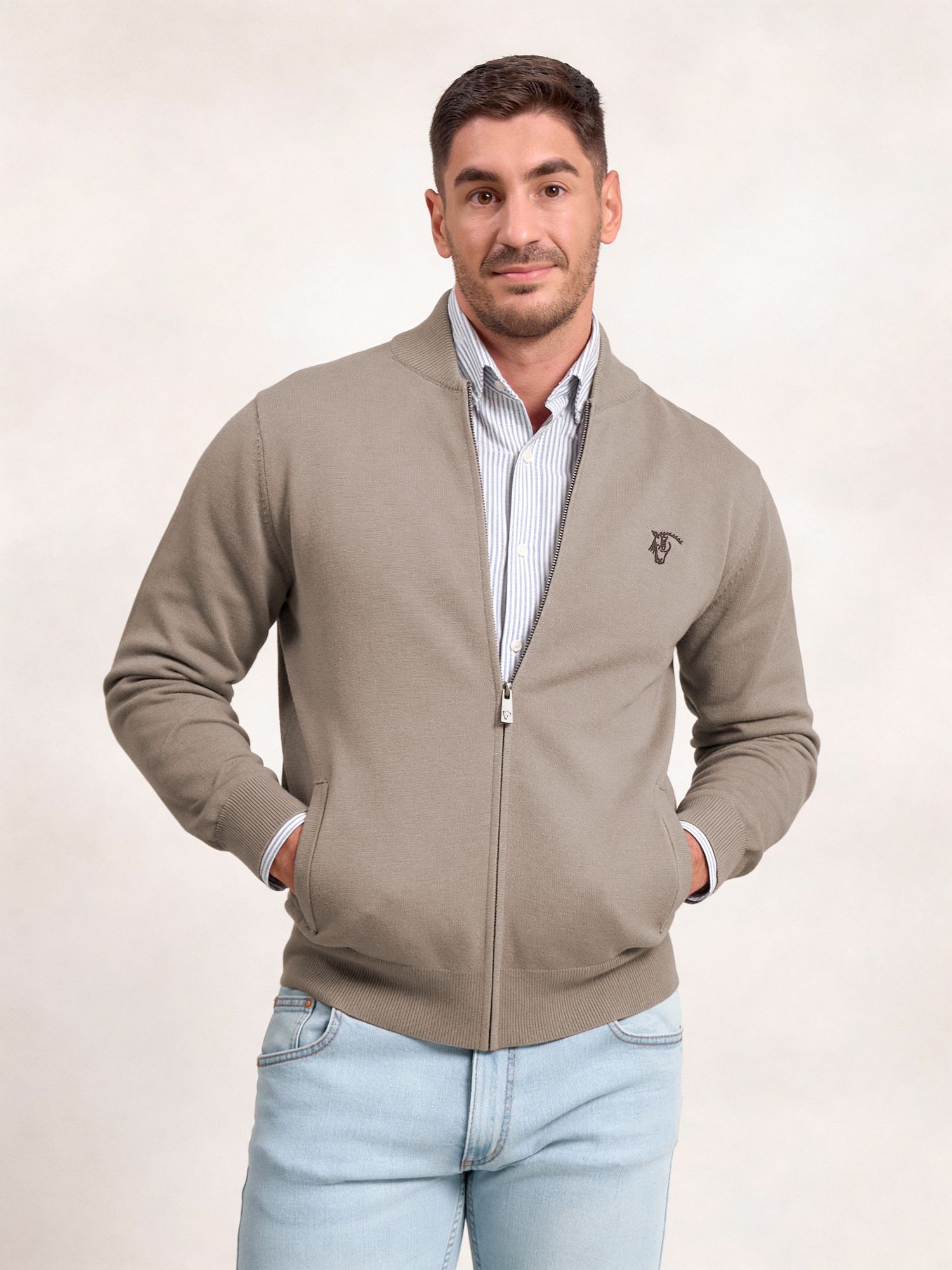 Zipper Cardigan | Piedra