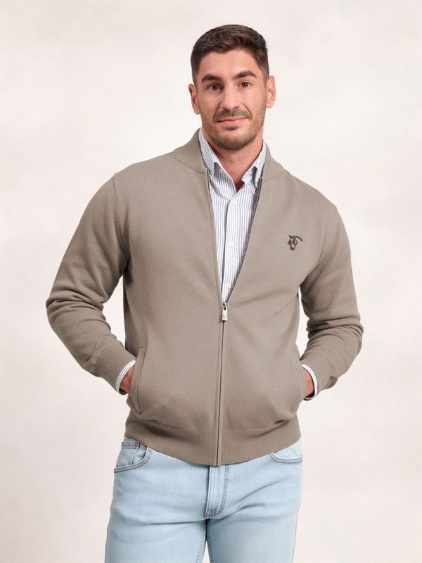 Zipper Cardigan | Piedra