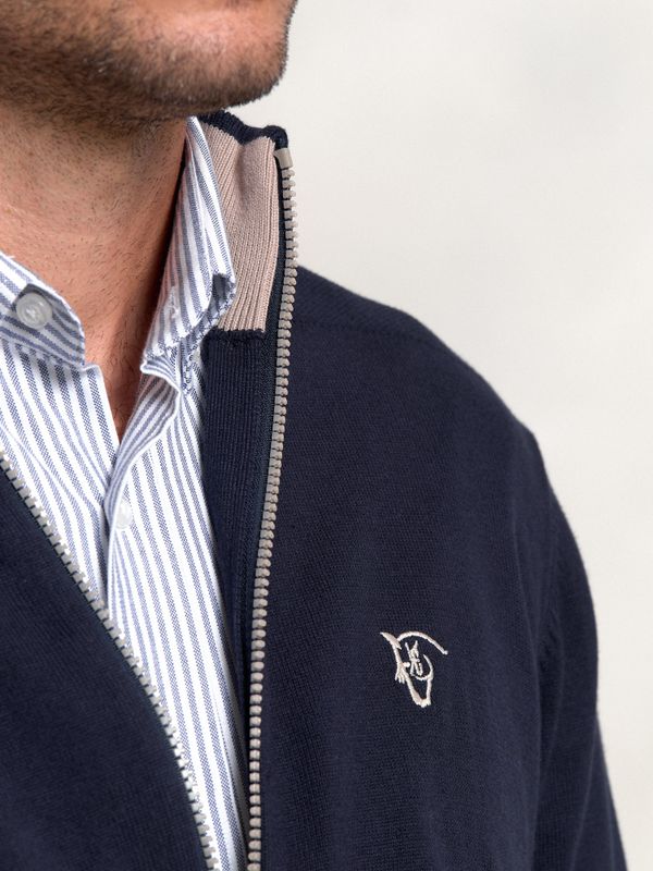 Cardigã Equestrian | Marino