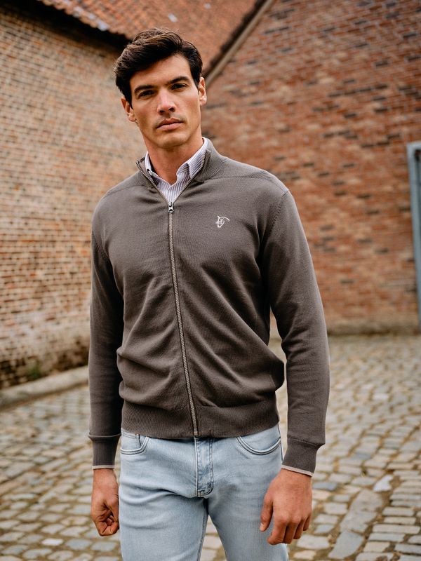 Cardigã Equestrian | Tostado