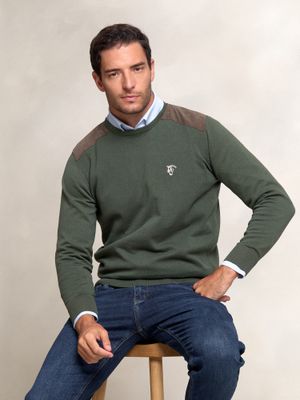 Jersey de Caja Detalle Pana | Musgo