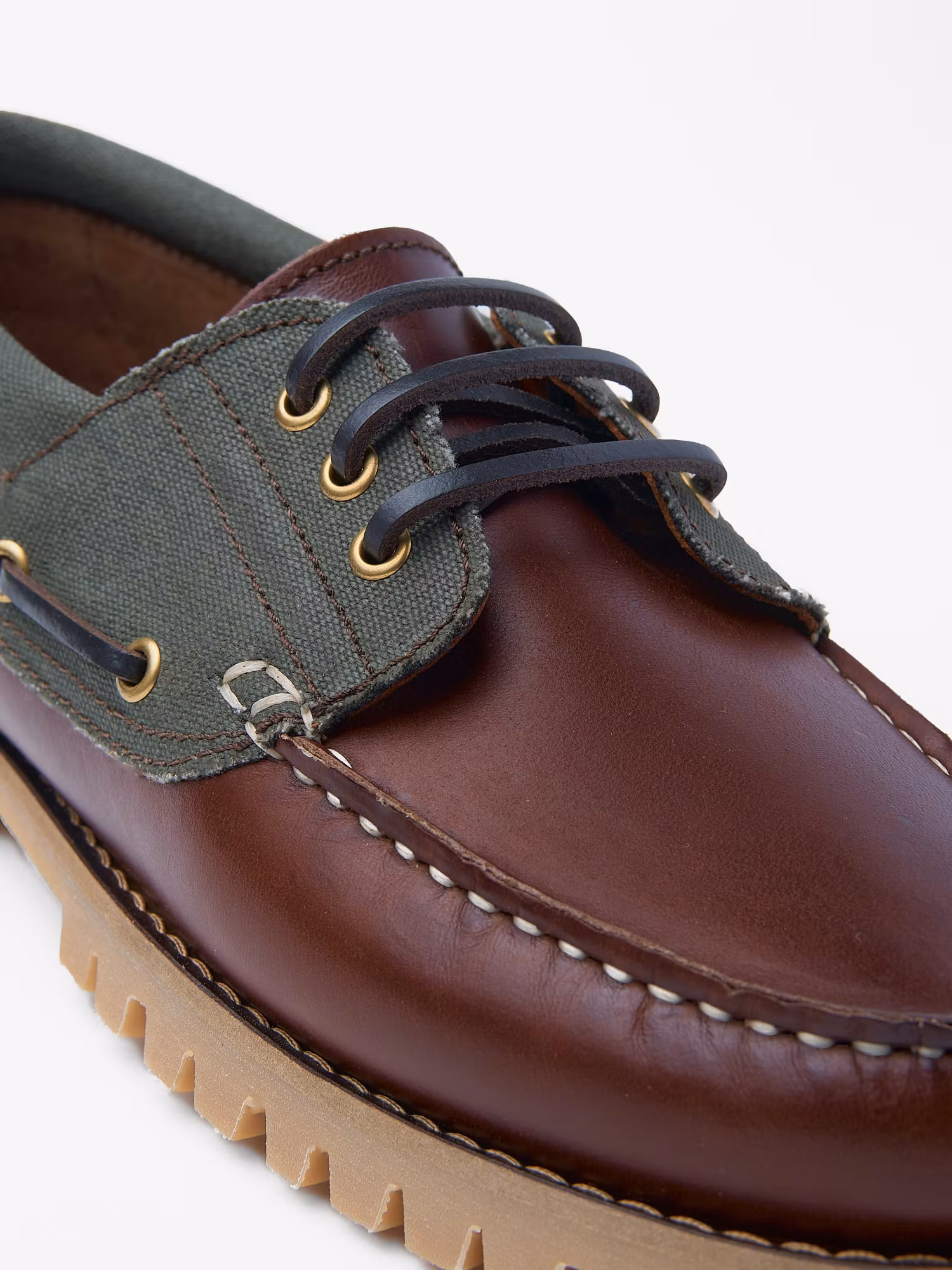 Sapato Náutico Bicolor