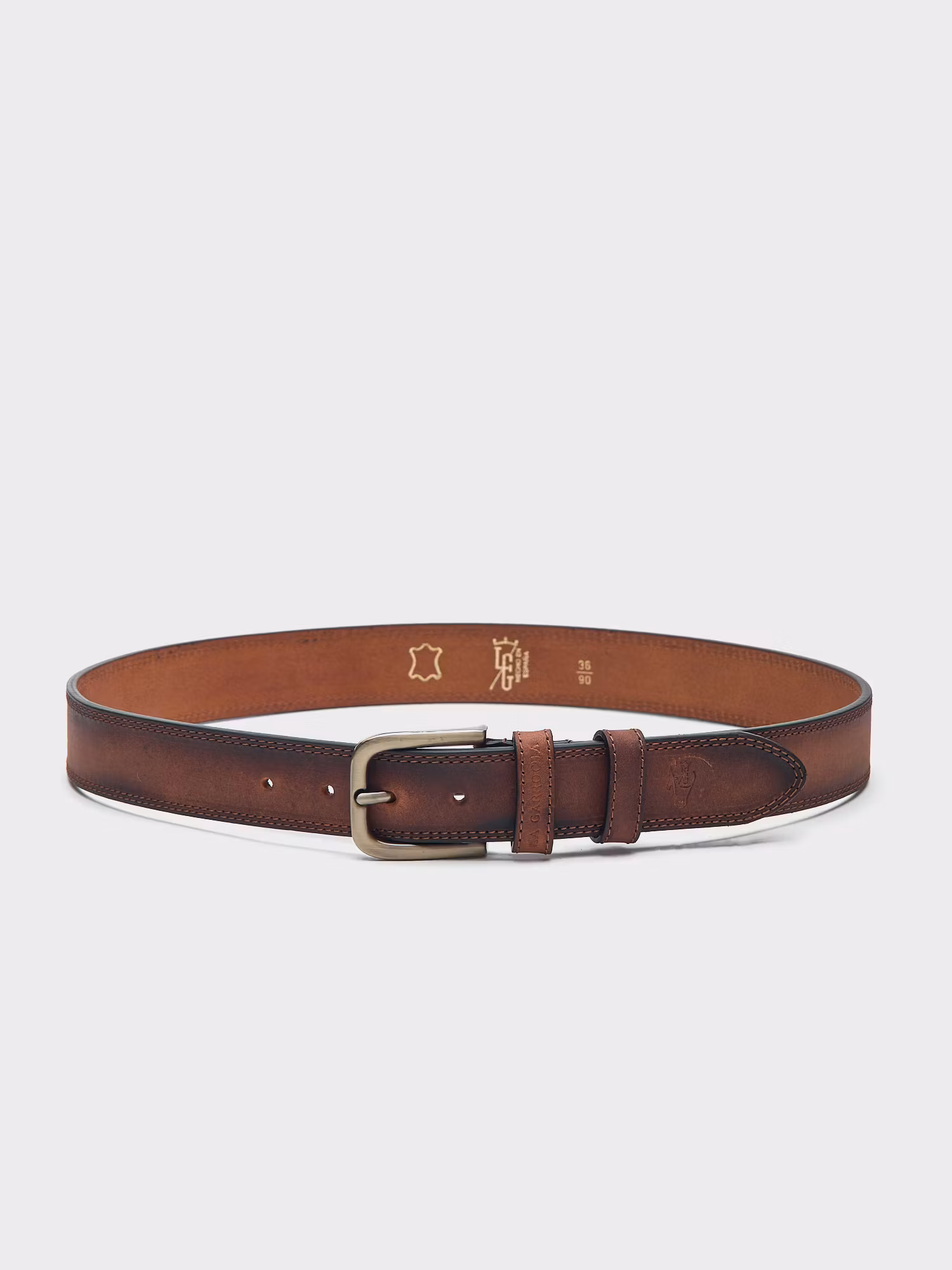 Brushed Belt | Chocolate
