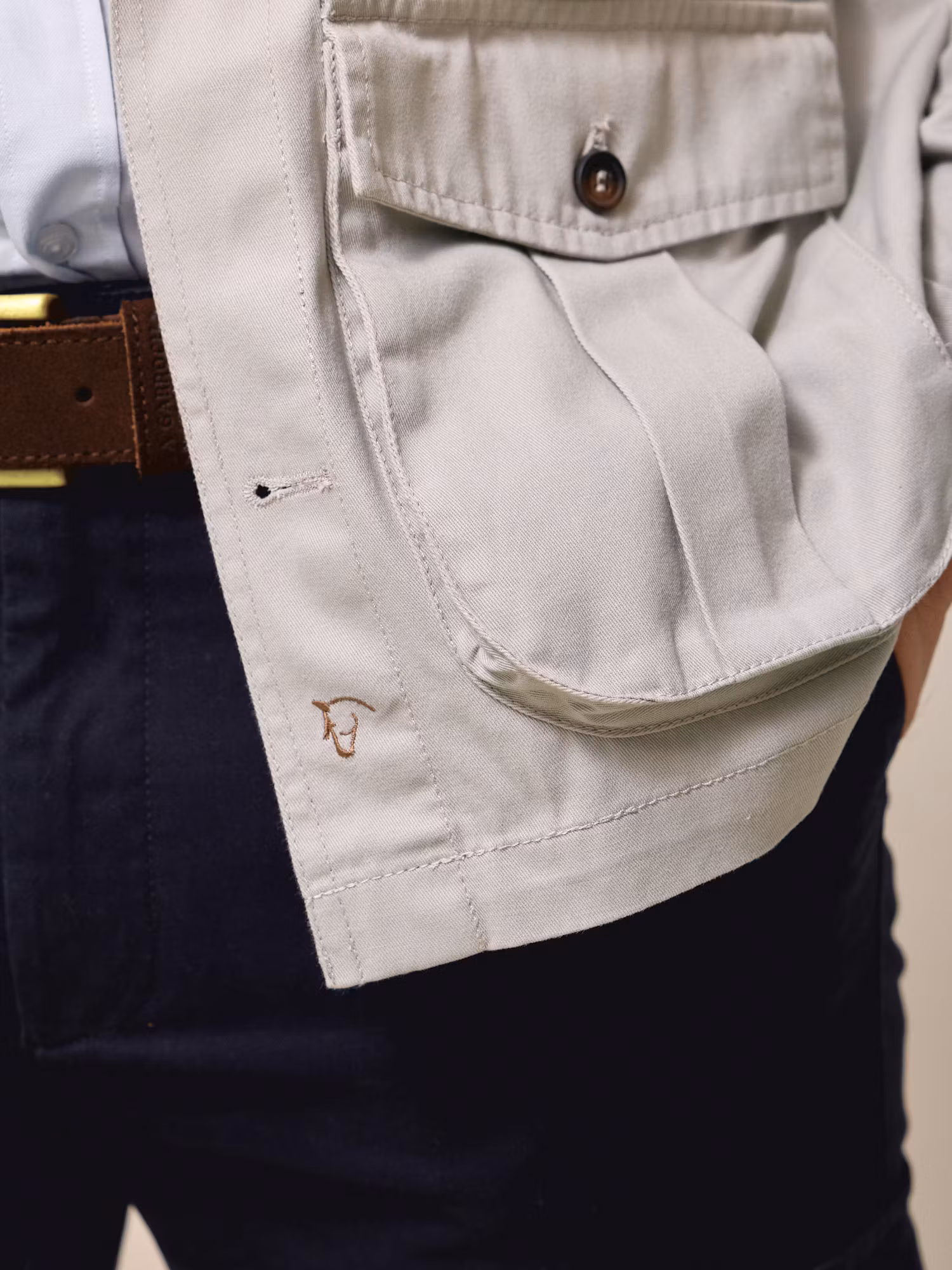 Sahariana Overshirt  | Stone