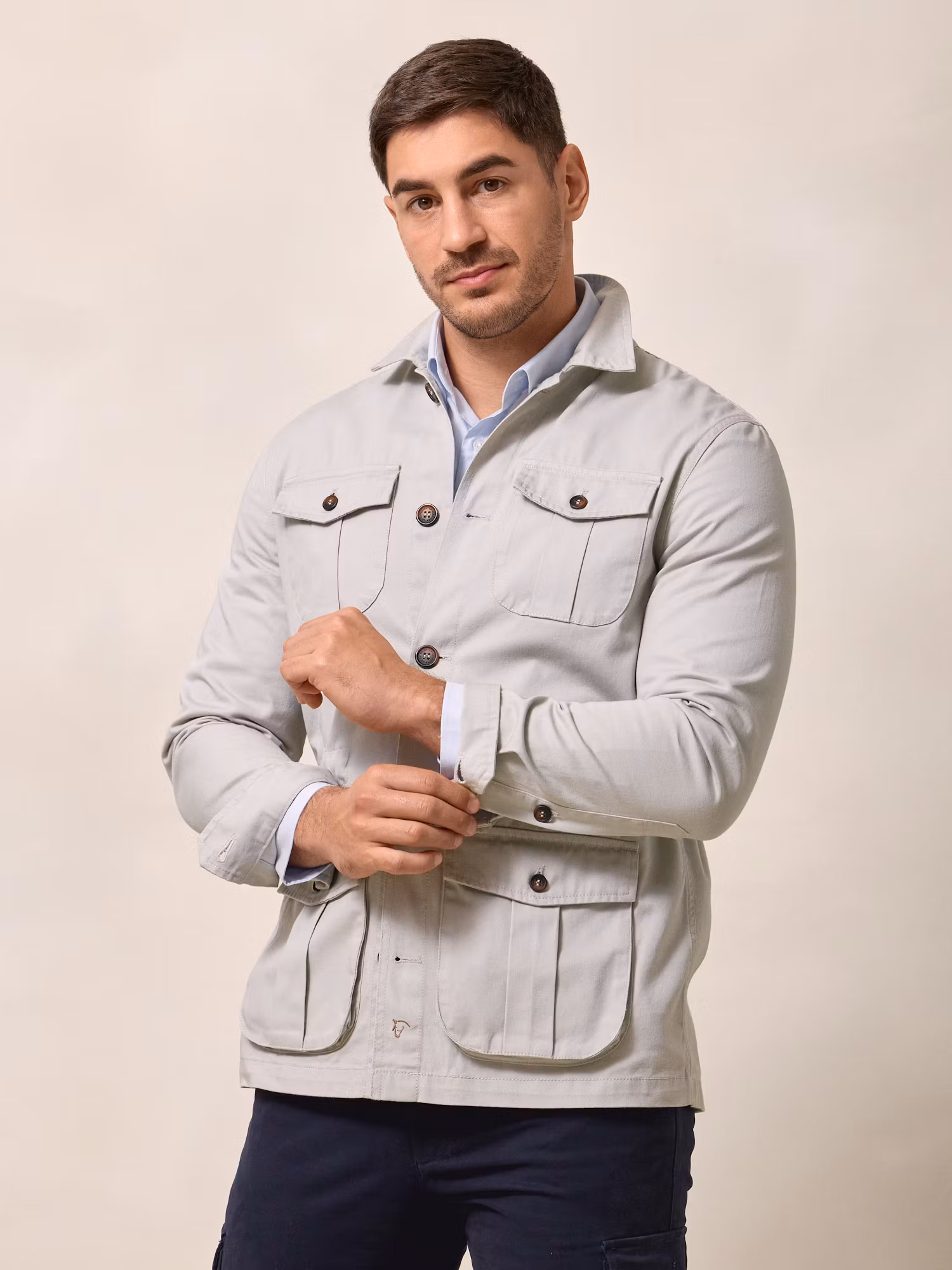 Sahariana Overshirt  | Stone