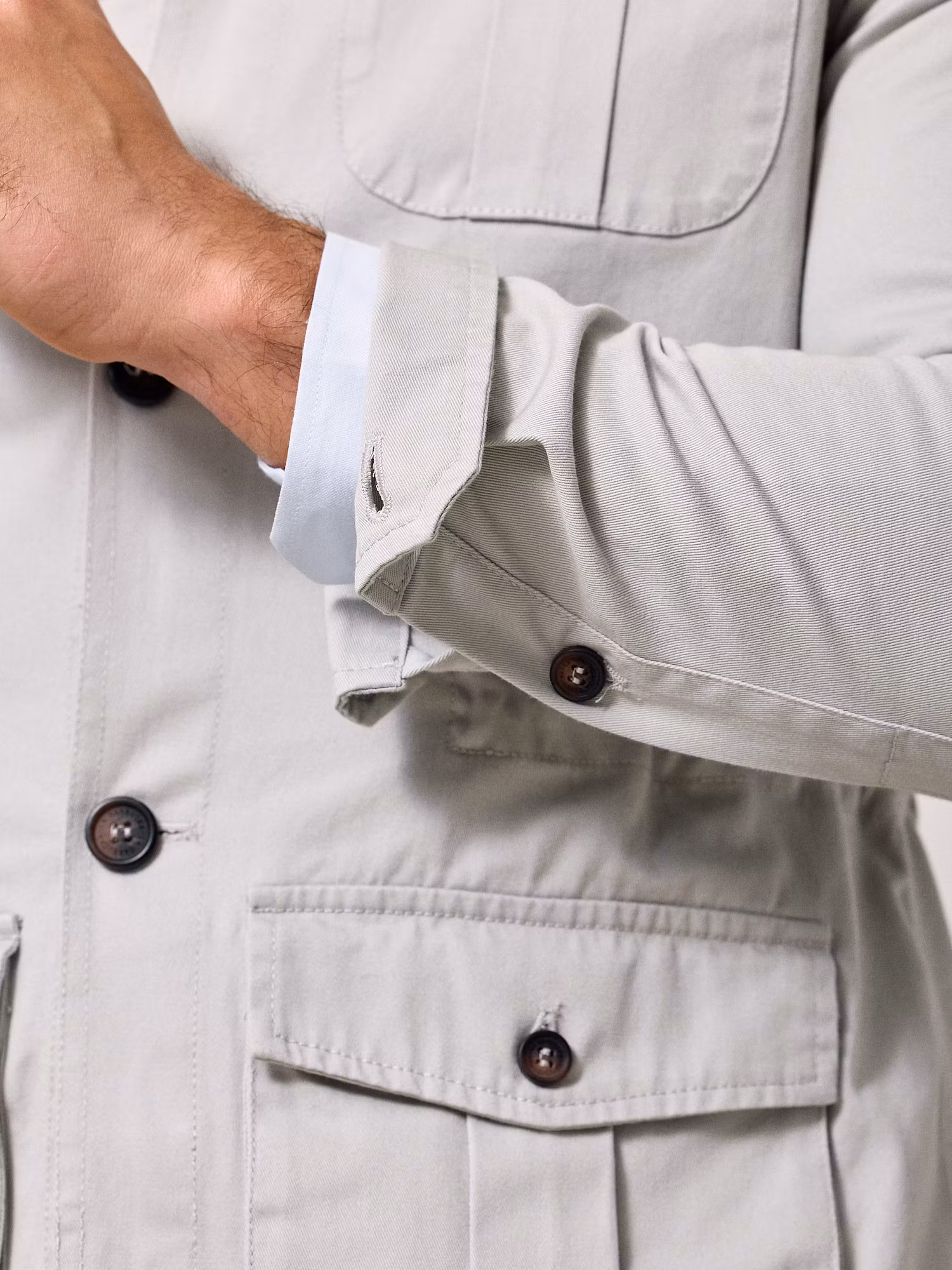 Sahariana Overshirt  | Stone