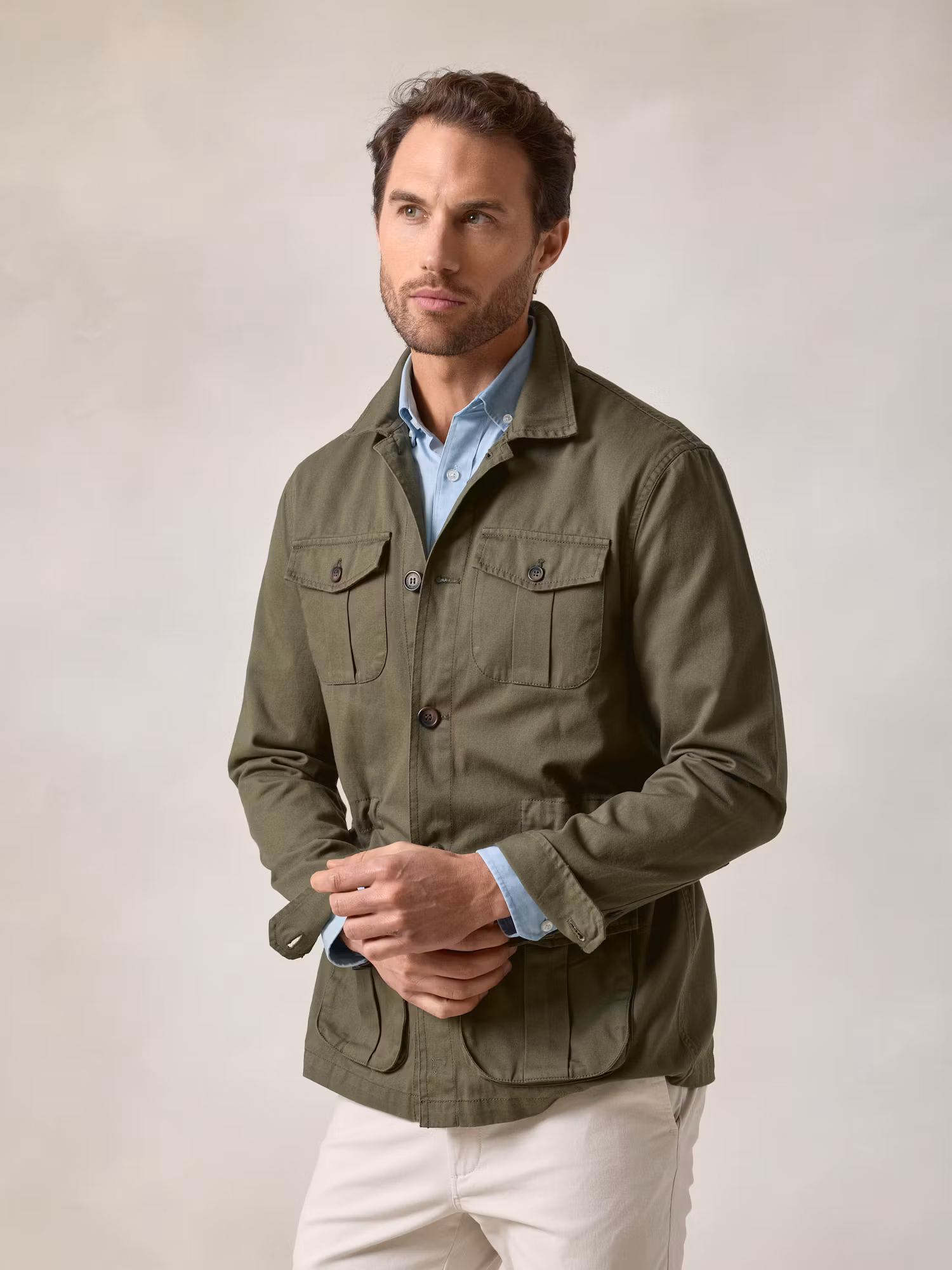Sahariana Overshirt | Khaki Green