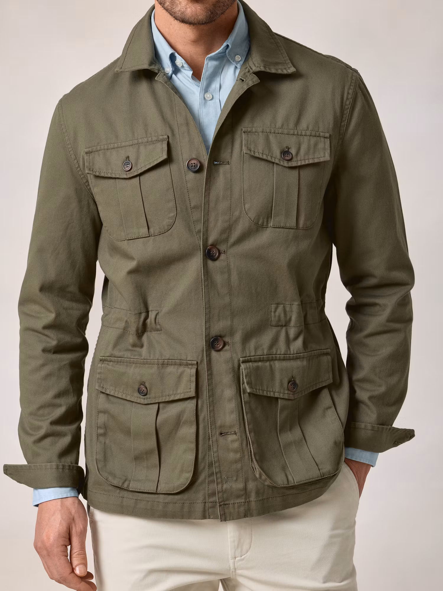 Sahariana Overshirt | Khaki Green