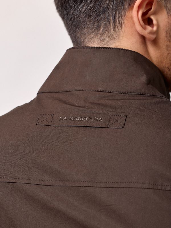 Bomber Effet Ciré | Marron