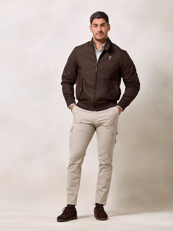 Bomber Effet Ciré | Marron