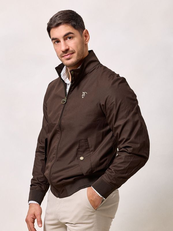 Bomber Effet Ciré | Marron