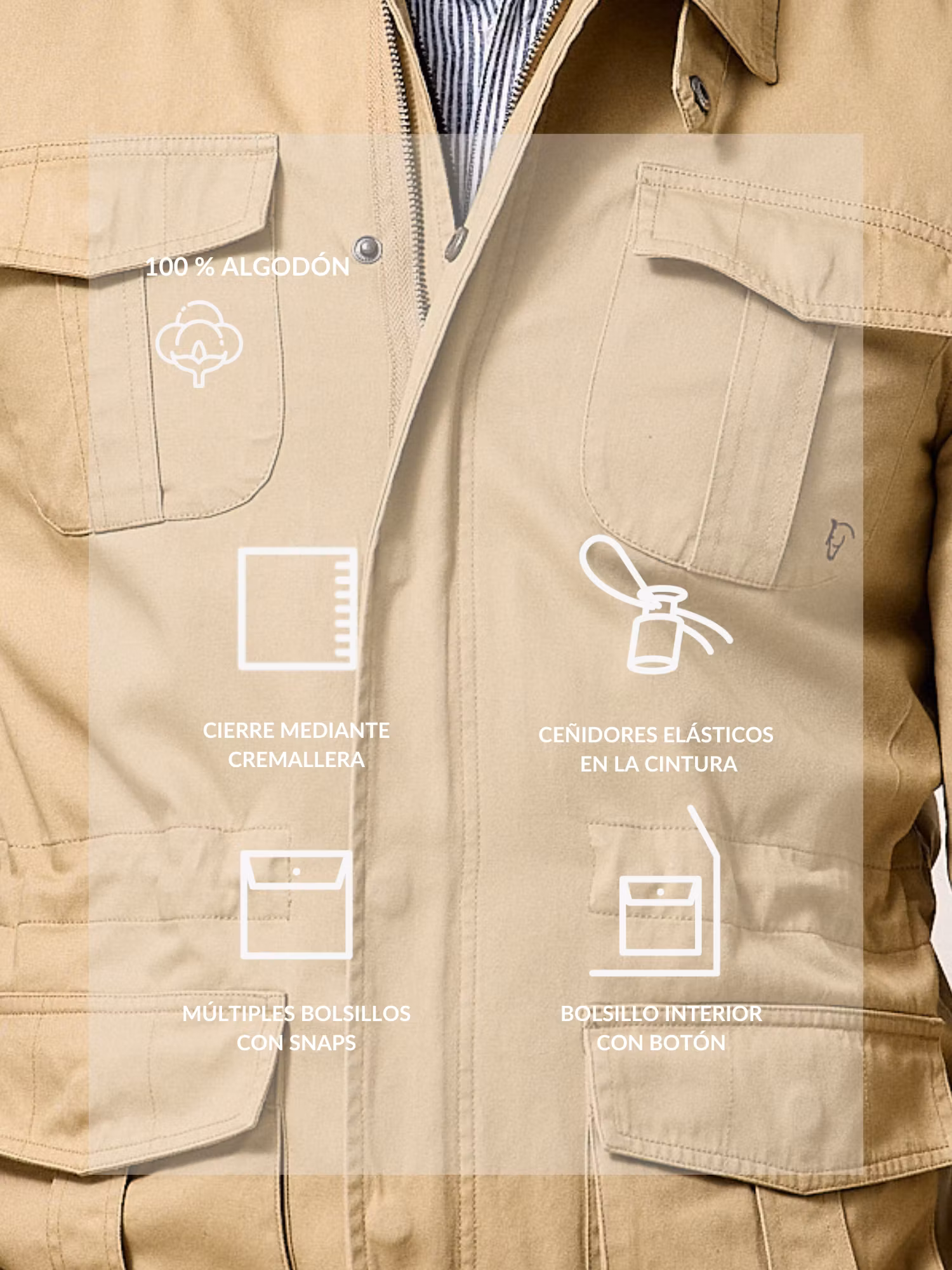 Parka militar | Camel