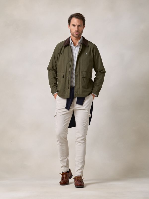 Jaqueta Curta Sarja | Khaki