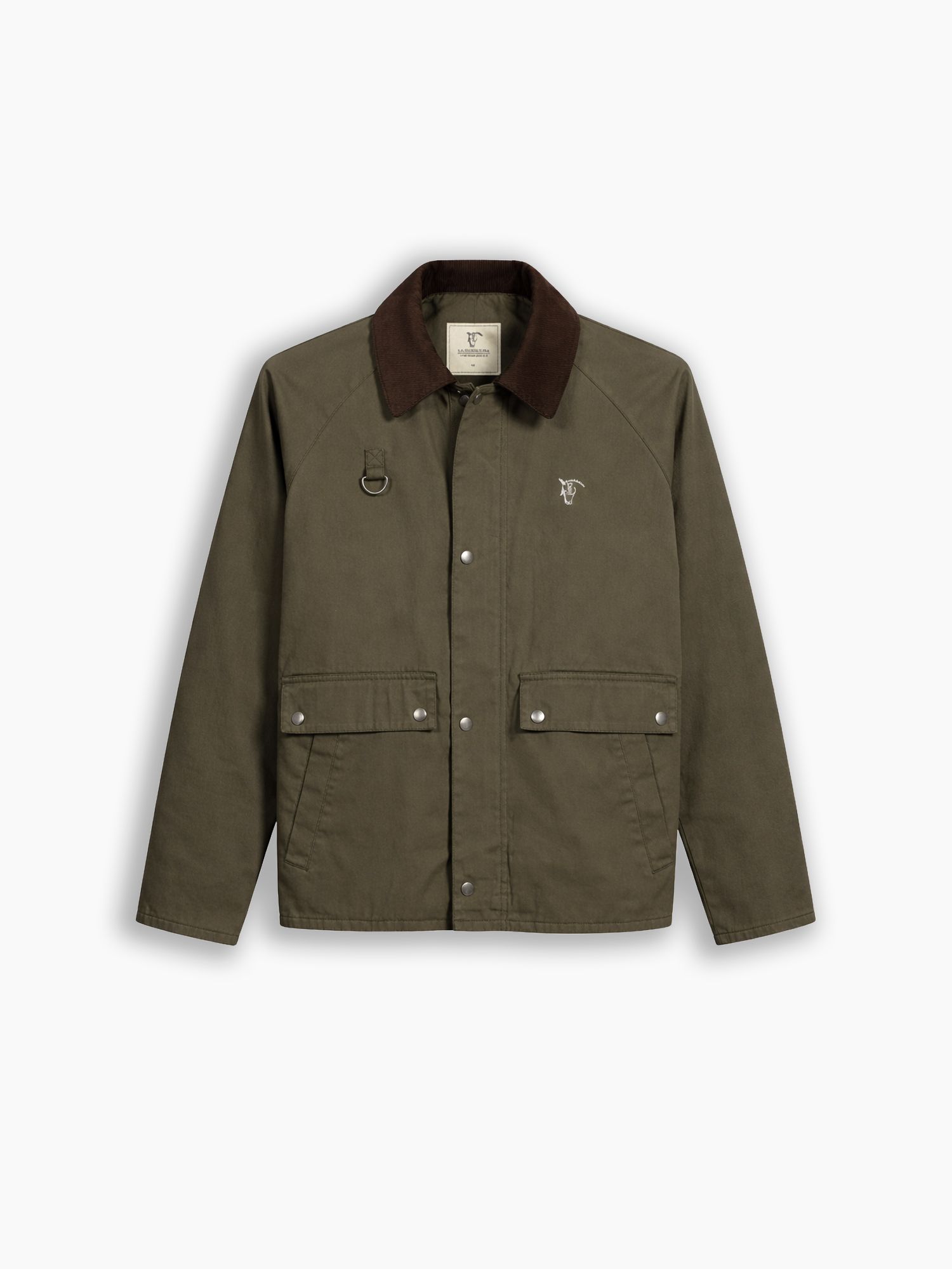 Short Twill Jacket | Khaki