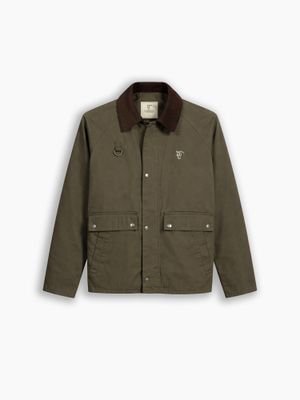 Veste Courte en Sergé | Khaki