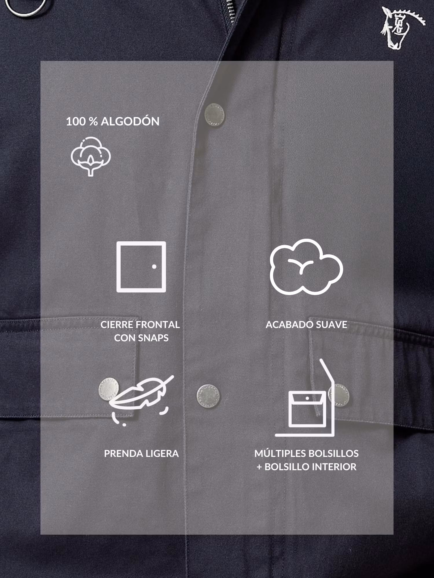 Short Twill Jacket | Navy Blue