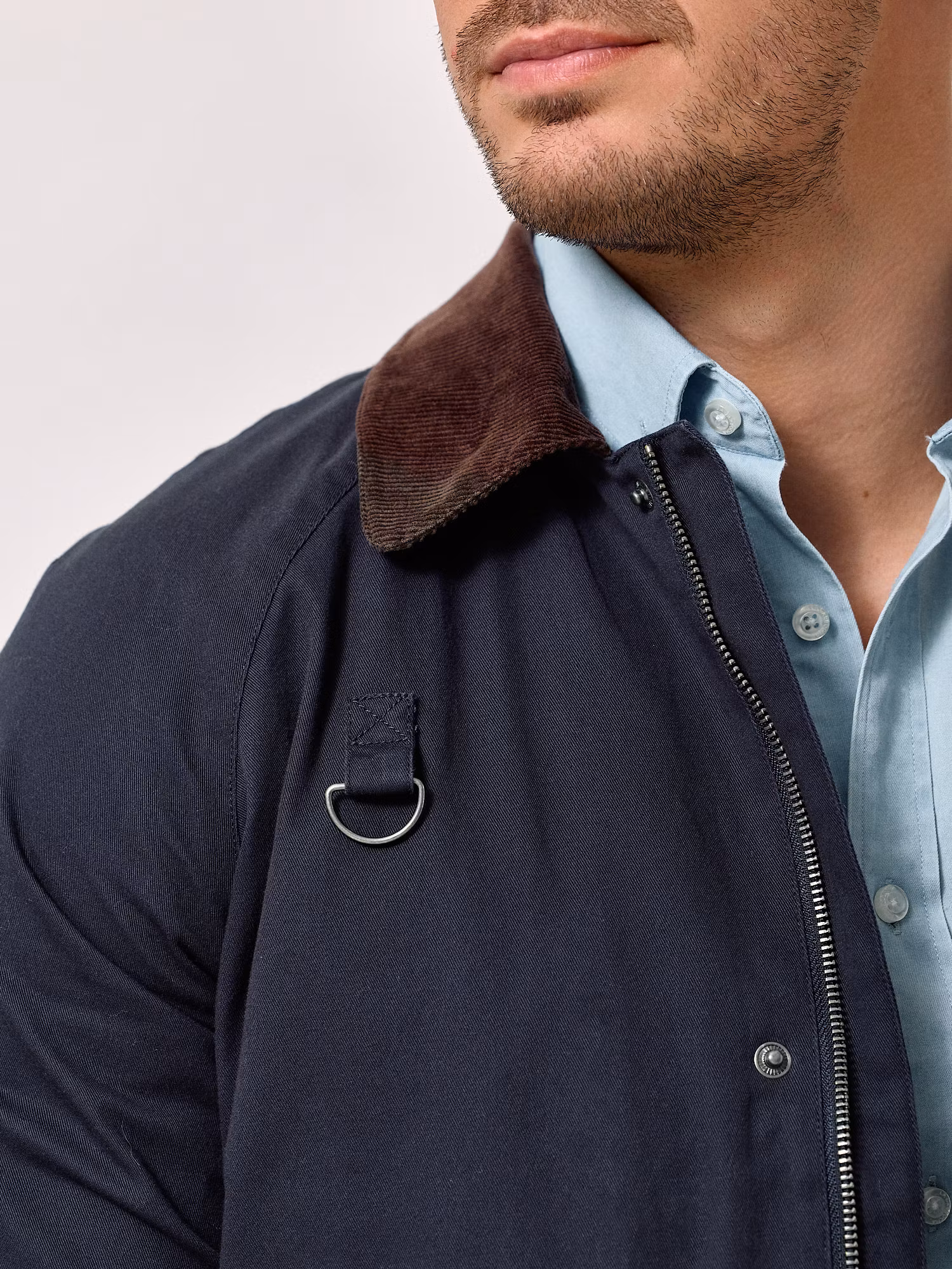 Short Twill Jacket | Navy Blue