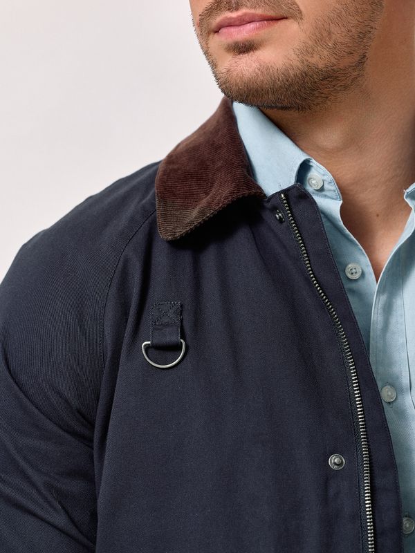 Veste Courte en Sergé | Bleu Marine