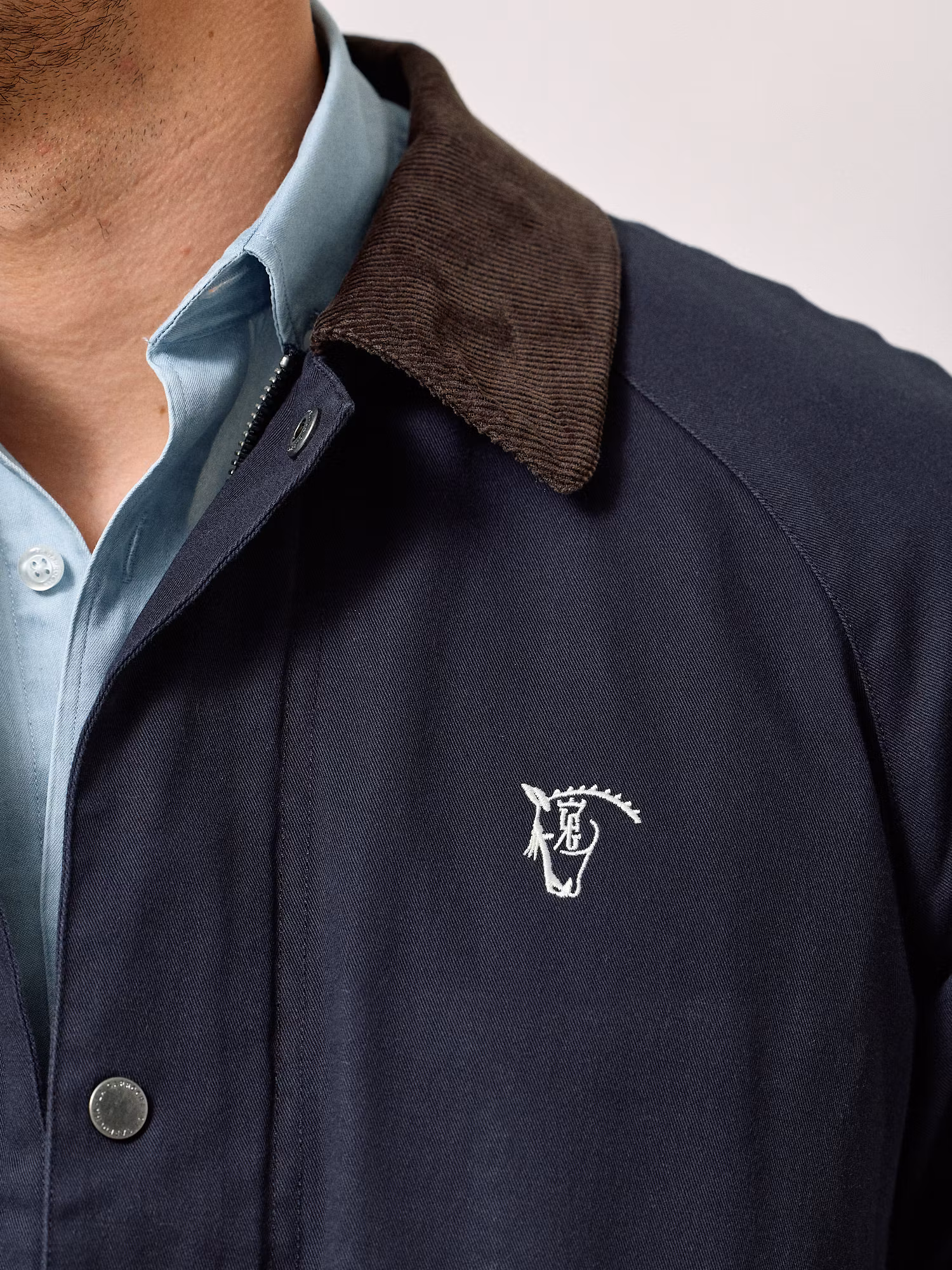 Short Twill Jacket | Navy Blue