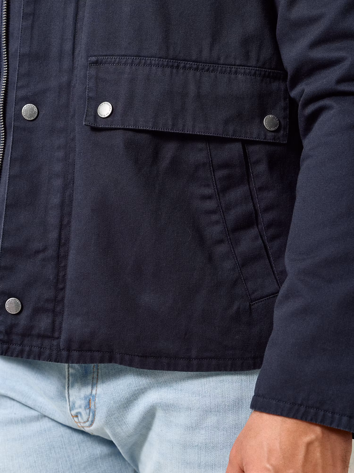 Short Twill Jacket | Navy Blue