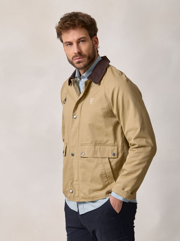 Veste Courte en Sergé | Camel