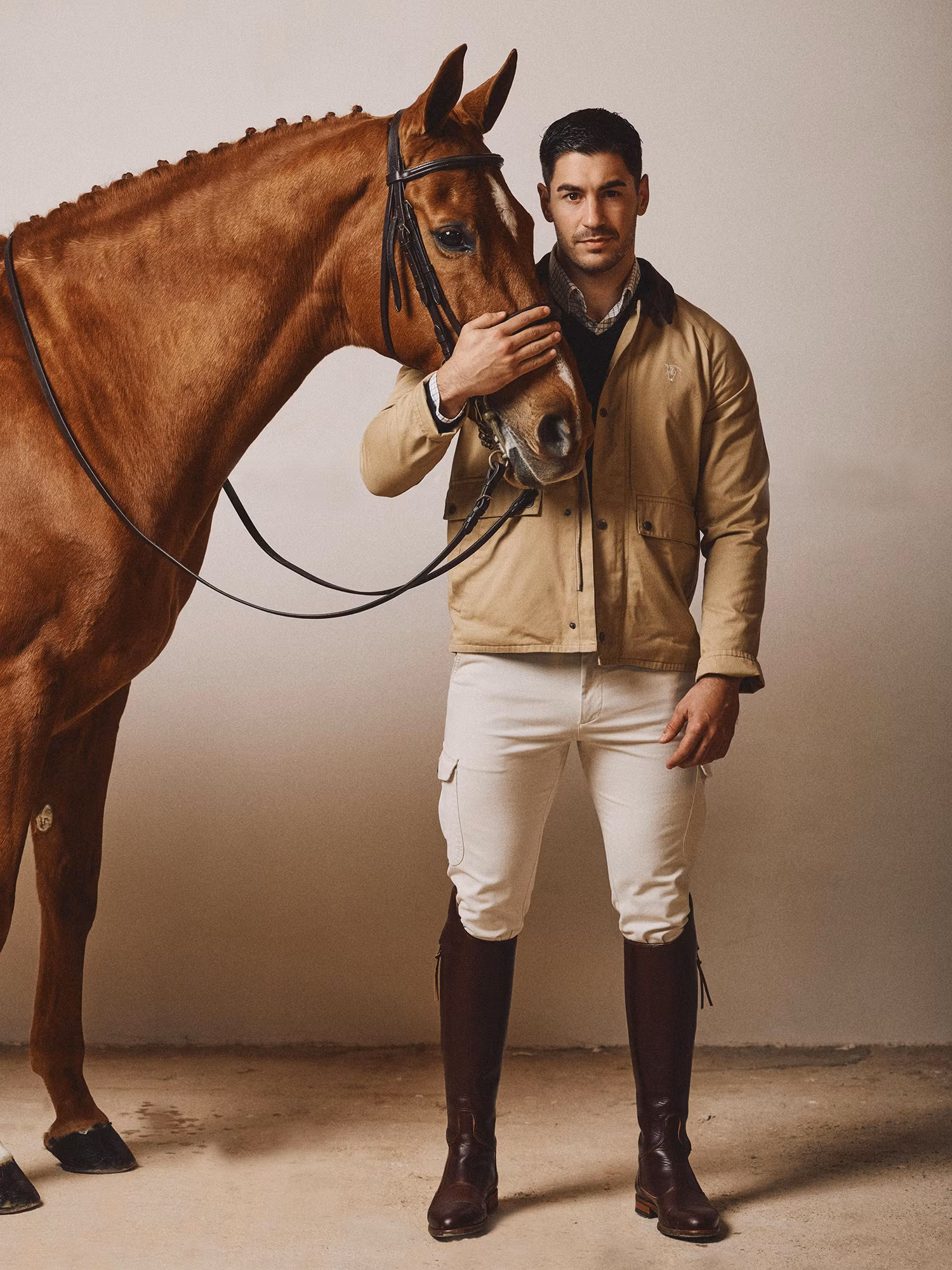 Short Twill Jacket | Camel