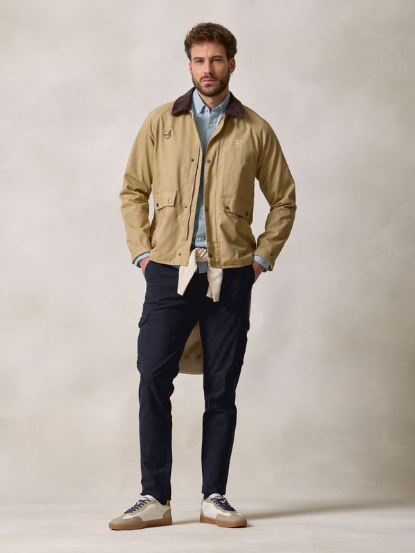 Veste Courte en Sergé | Camel