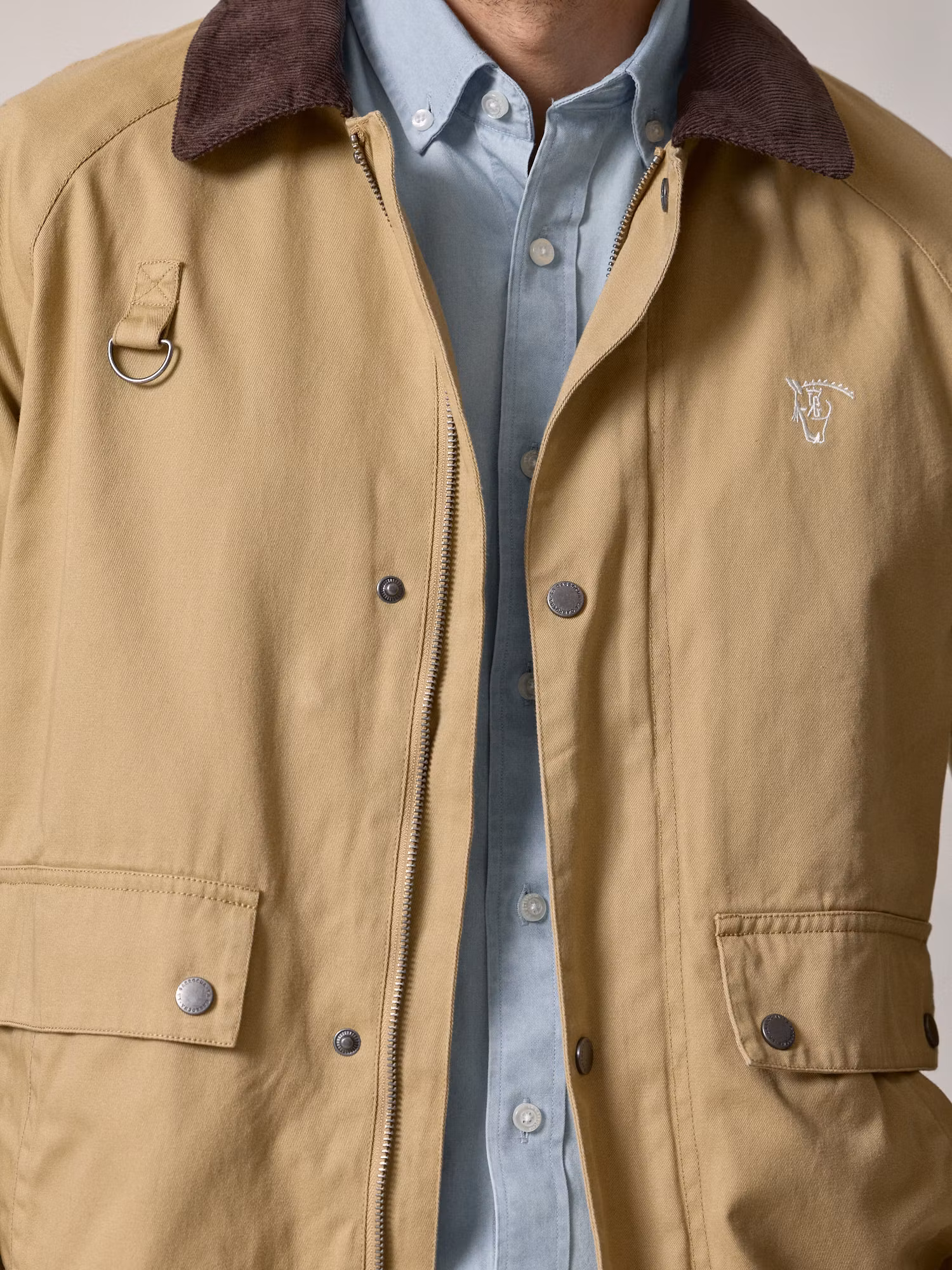 Short Twill Jacket | Camel
