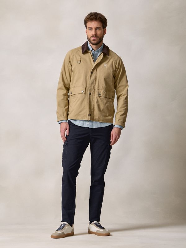 Veste Courte en Sergé | Camel