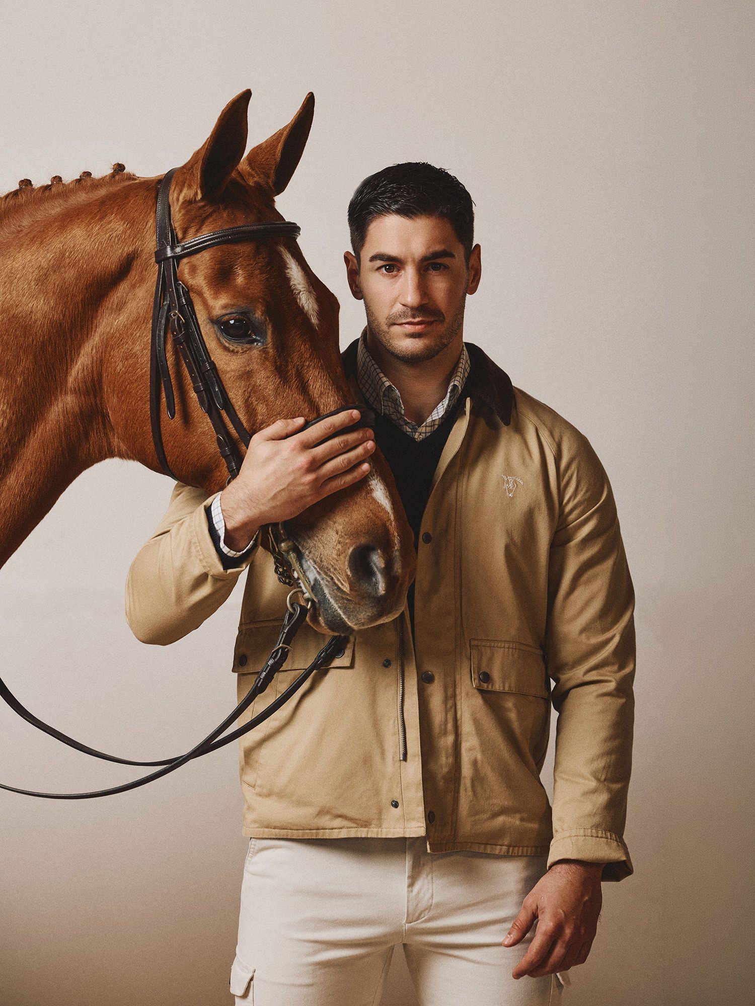 Veste Courte en Sergé | Camel