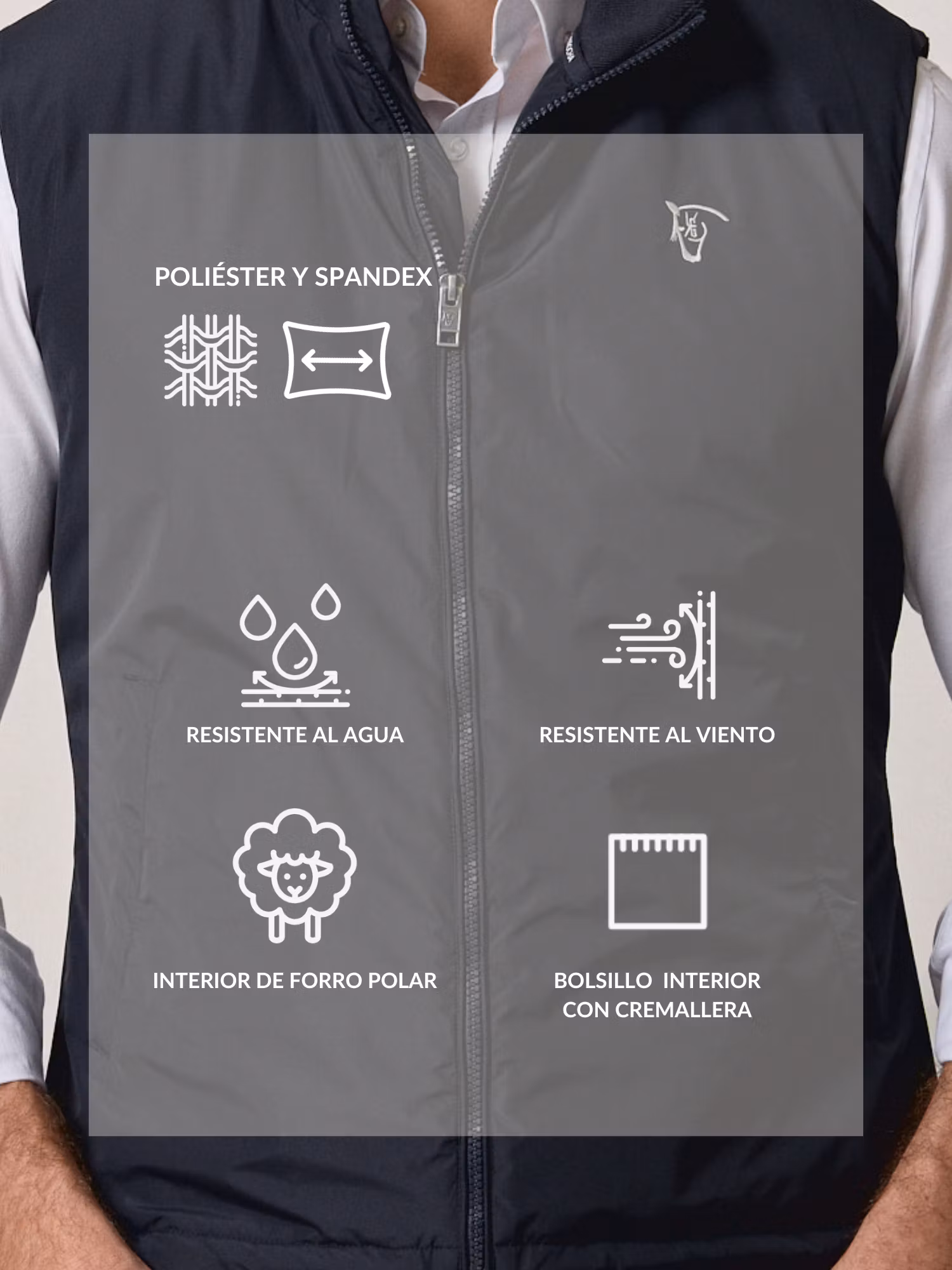 Gilet Technique | Bleu Marine