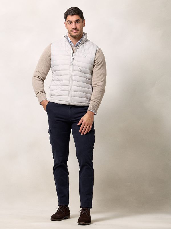 Quilted Vest | Stone