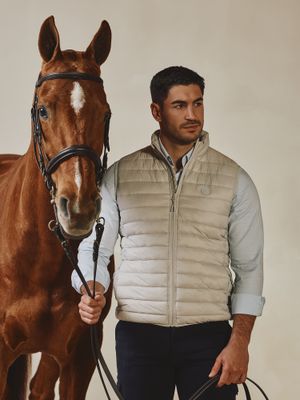 Quilted Vest | Stone