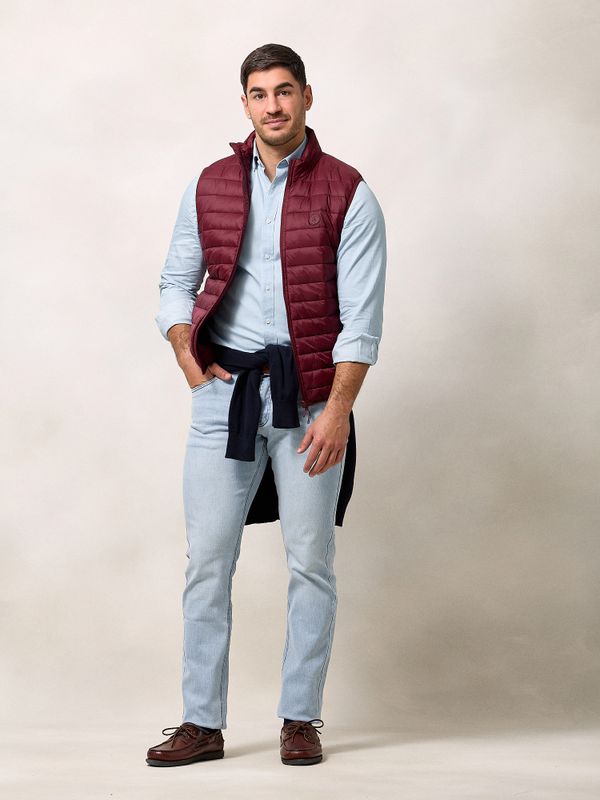 Colete Acolchoado | Burgundy