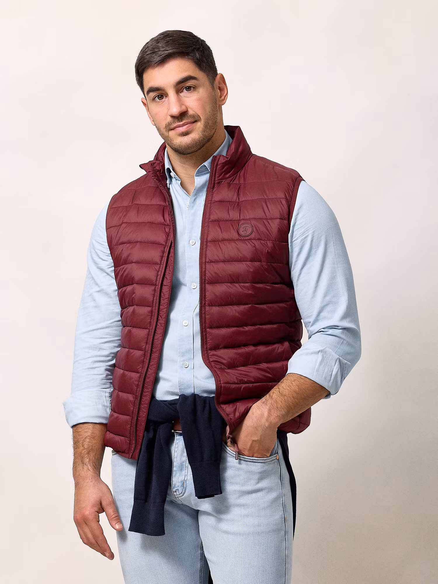 Colete Acolchoado | Burgundy