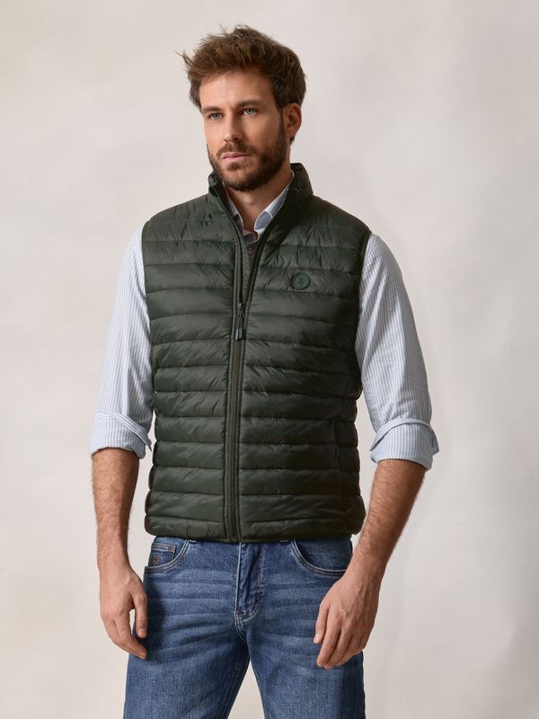 Doudoune sans manches | Vert Sapin