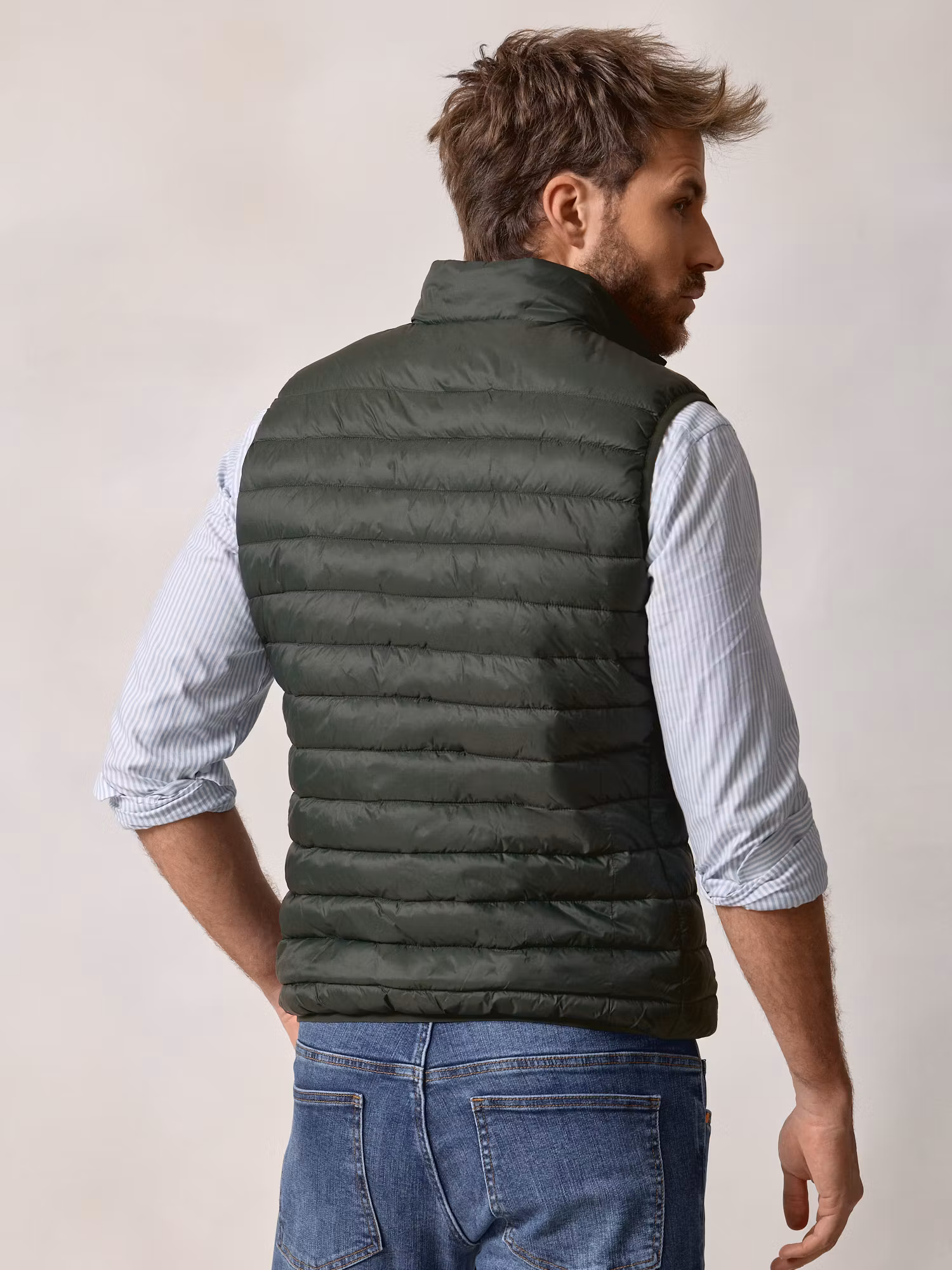 Doudoune sans manches | Vert Sapin